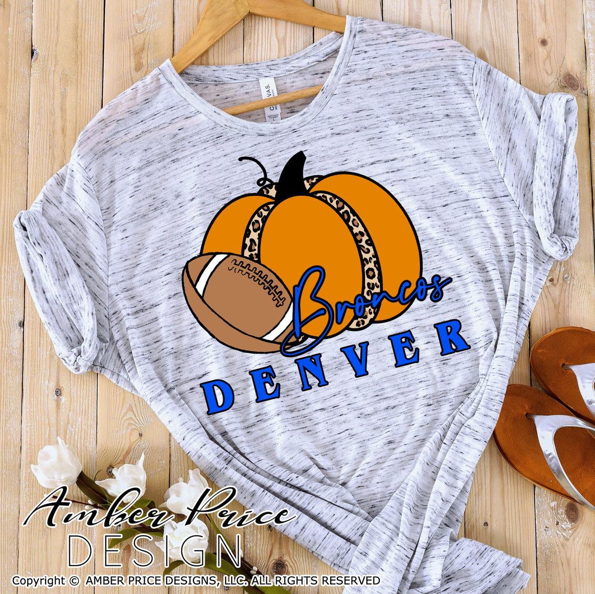 Denver Broncos Turkey Thanksgiving SVG Digital Cricut File