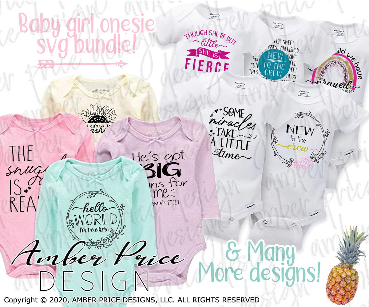 Baby SVG bundle baby girl svg set png sublimation design files newborn –  AmberPriceDesign