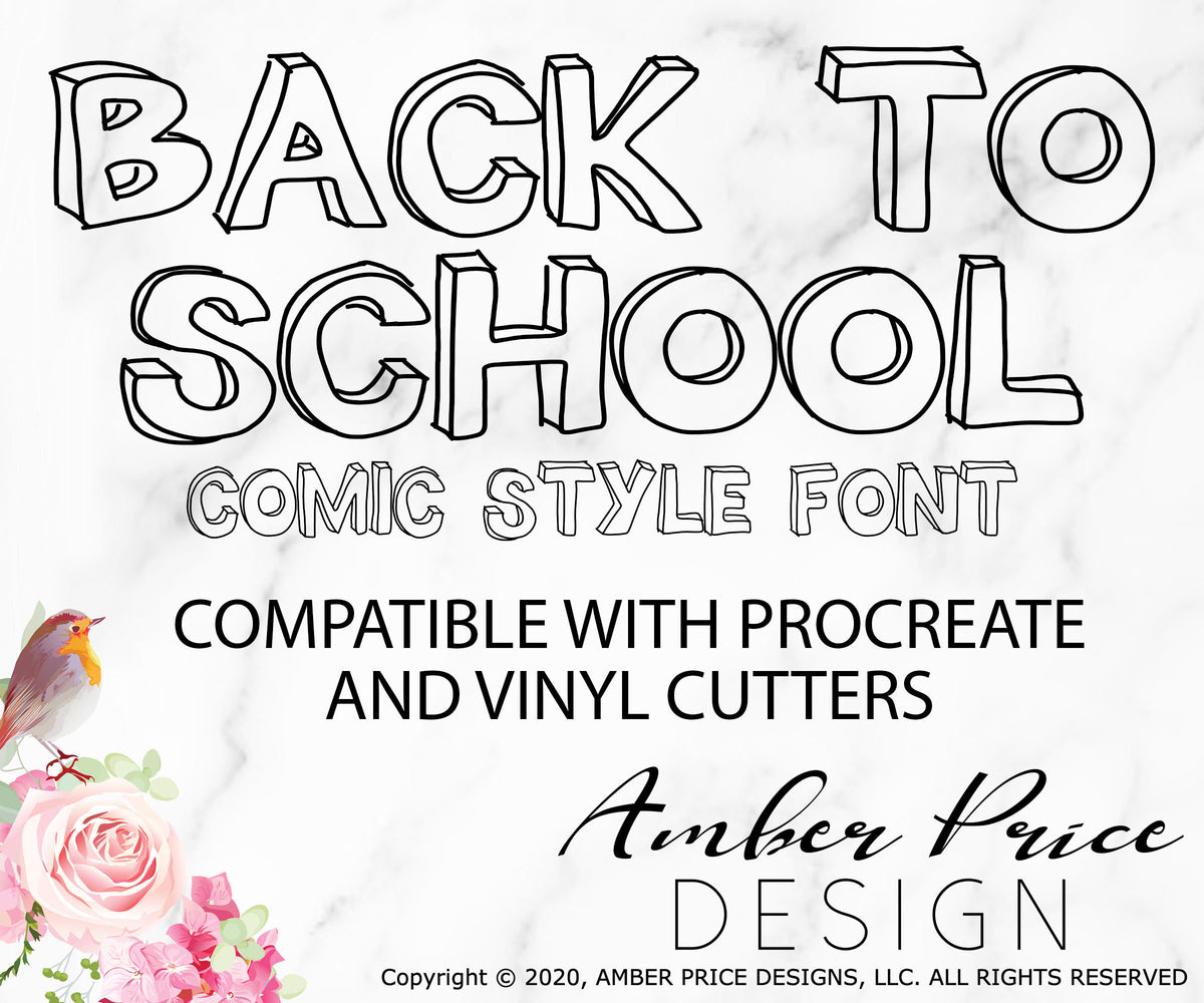 Back To School Font