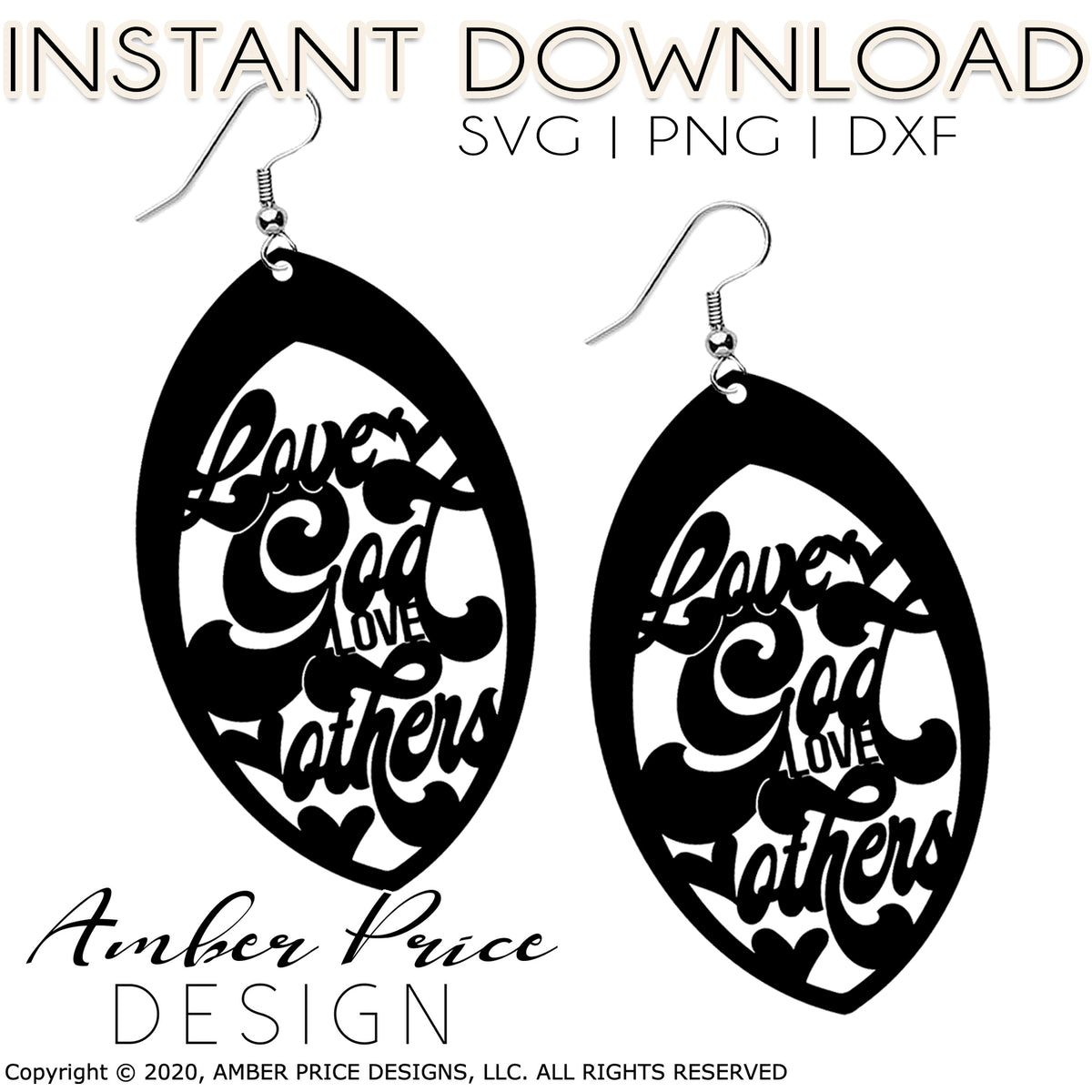 Irish Earrings SVG / PNG / DXF, St Patrick's Day