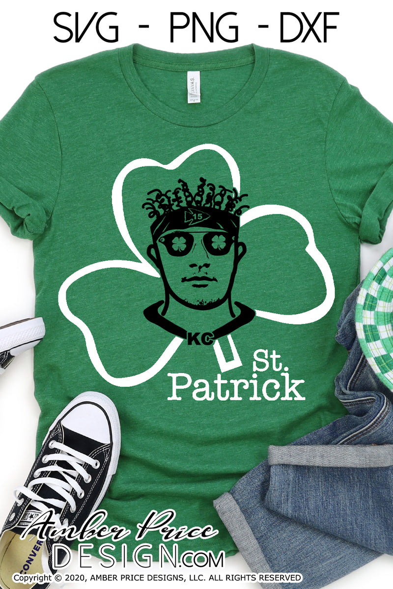 Saint PatriKCs day SVG Funny Patrick Mahomes PNG