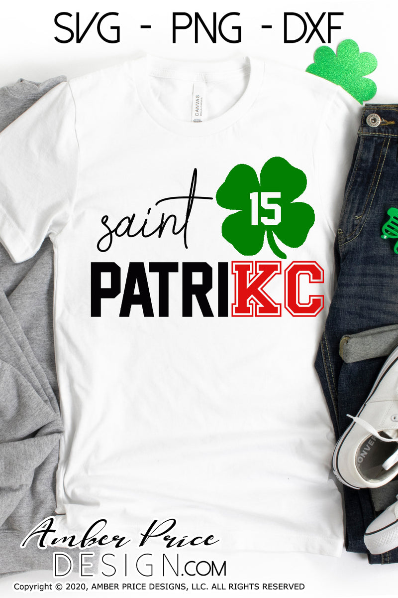 Saint Patrick SVG Patrick Mahomes headdress SVG PNG DXF