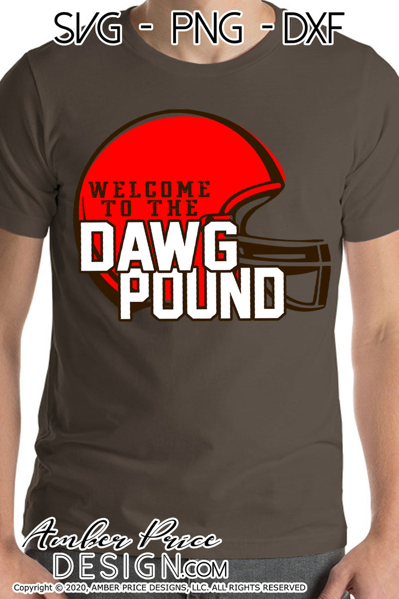 Bull Dog Clipart Cleveland Browns Decal NFL T-shirt Design SVG Cut File for  Cricut Digital Download