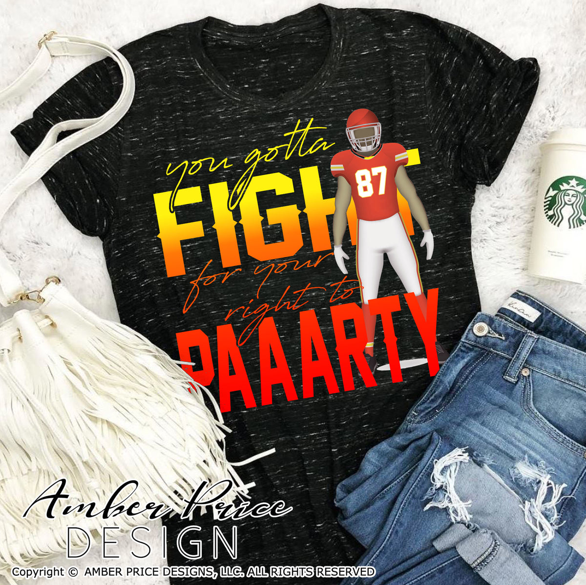 You Gotta Fight for Your Right to Party Travis Kelce Tee. 