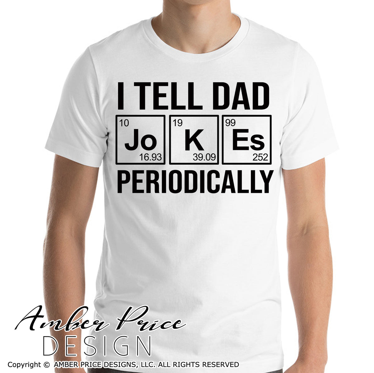 I tell dad jokes periodically SVG, PNG, DXF, Funny Dad Jokes SVG, Chem ...