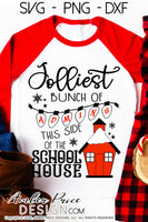 Jolliest bunch of admins this side of the school house SVG, School Principal Christmas SVGs, winter shirt cut file for cricut, silhouette, festive Christmas designs DXF PNG versions also. Unique sublimation. Silhouette Files for Cricut Project Ideas Simply Crafty SVG Bundles Design Bundles Vector | Amber Price Design