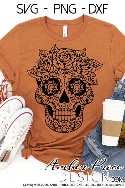 Sugar Skull Design' Women's T-Shirt